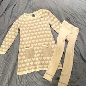 If It Were Me Sweater Dress and Tights Set